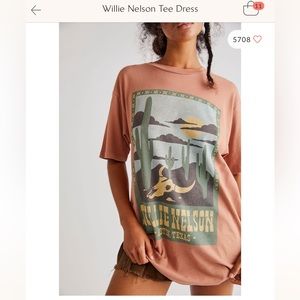 Free People Willie Nelson Tee Dress